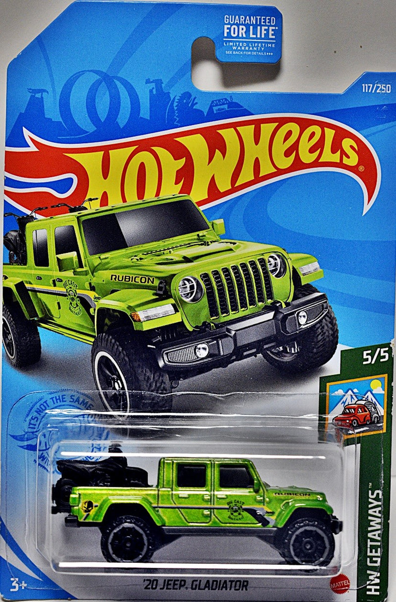 Hot Wheels - Jeep Gladiator Rubicon with Motorcycles