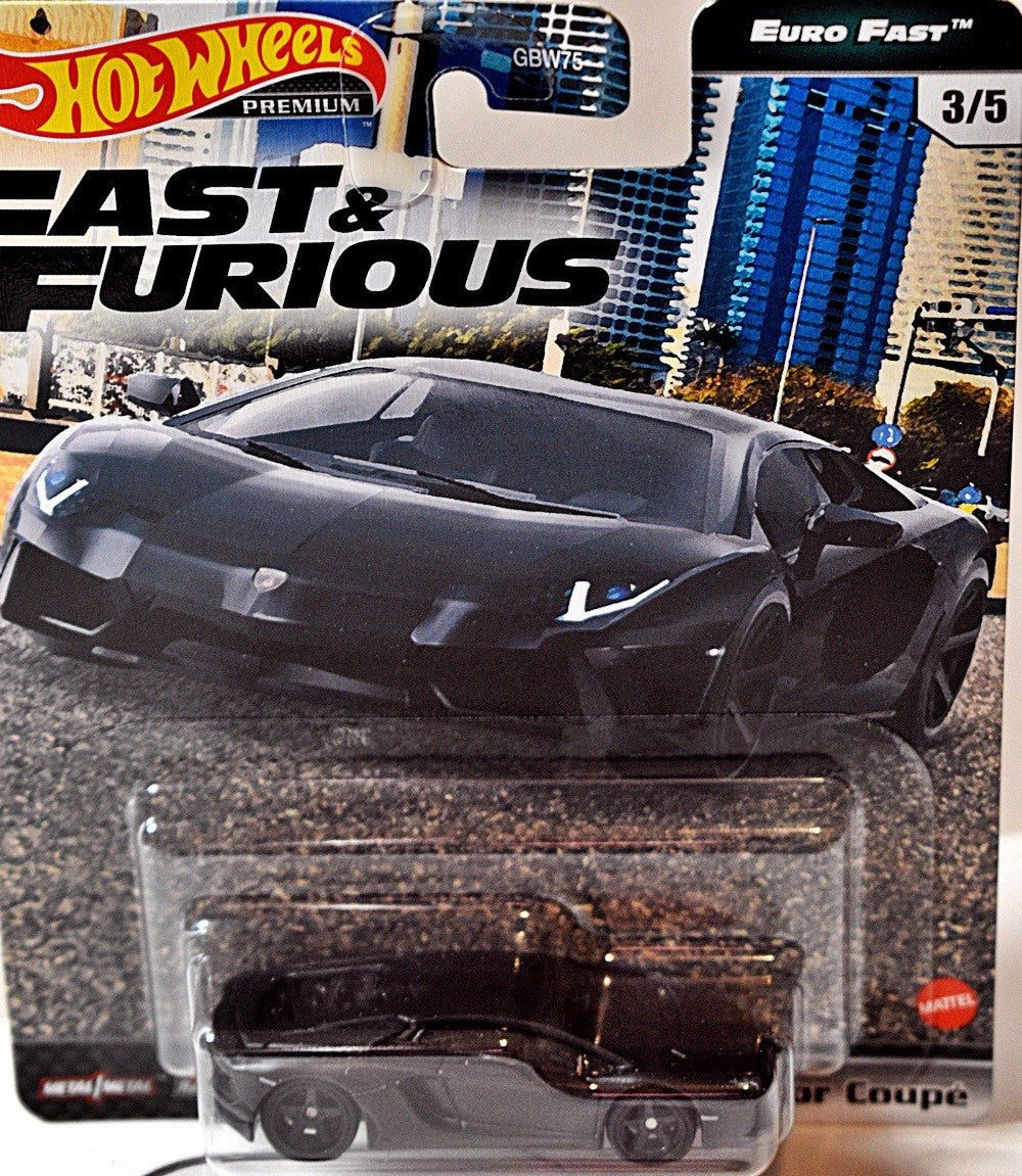 Hot Wheels Premium - Fast & Furious - Lamborghini Aventador Coupe