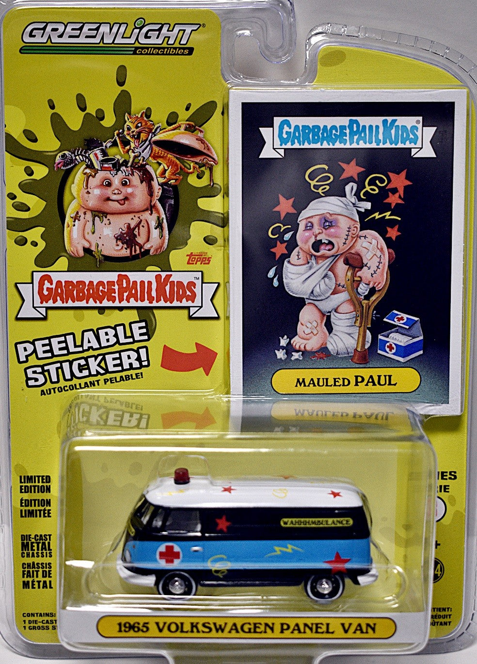 Greenlight - Garbage Pail Kids - 1965 Volkswagen Ambulance Panel Van