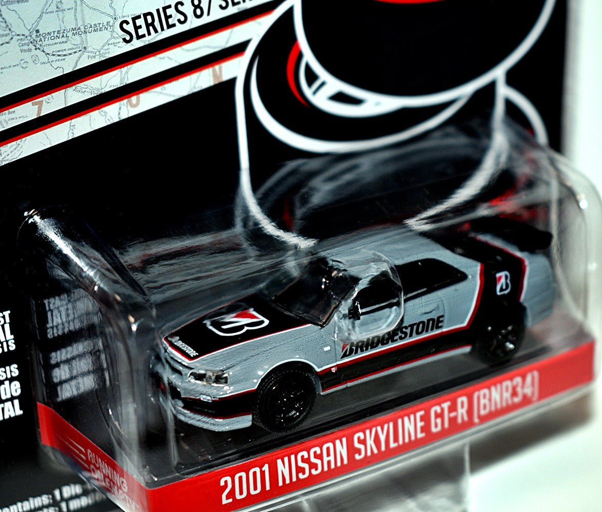 Greenlight - Running on Empty - Bridgestone 2001 Nissan Skyline GT-R [BNR34]
