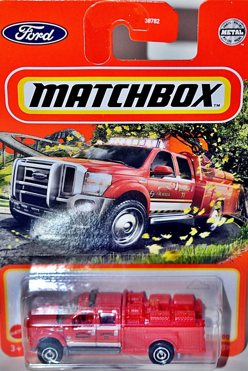 Matchbox  Ford F-550 Super Duty Mini Pumper Fire Truck