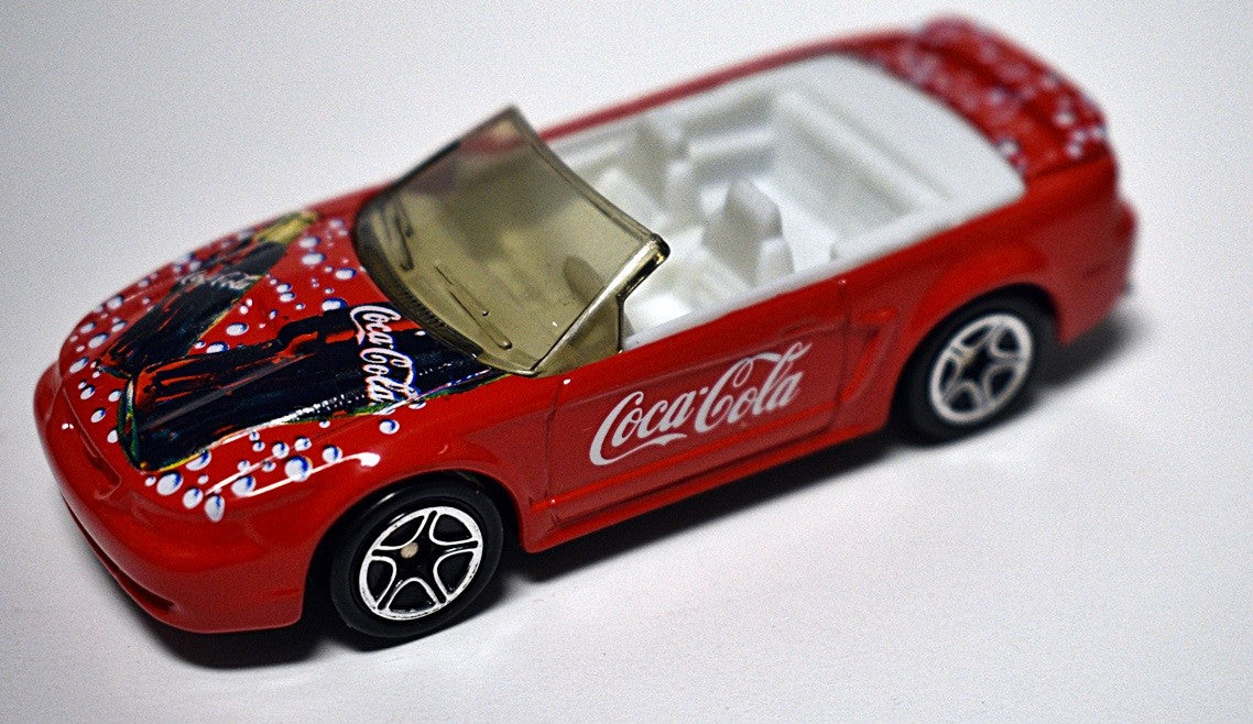Matchbox Coca-Cola 1999 Ford Mustang Convertible (5 Spoke Wls)