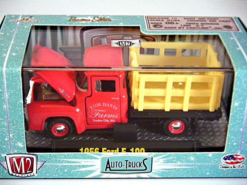 M2 Machines Auto-Trucks 1956 Ford F-100 Stake Truck
