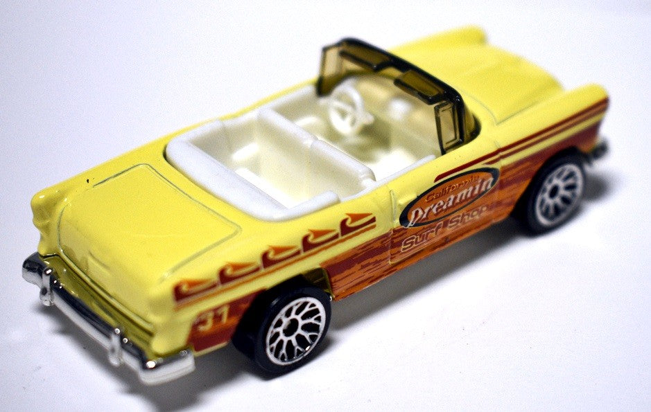 Matchbox Across America Series - California 55 Chevy Surf Shop Convertible