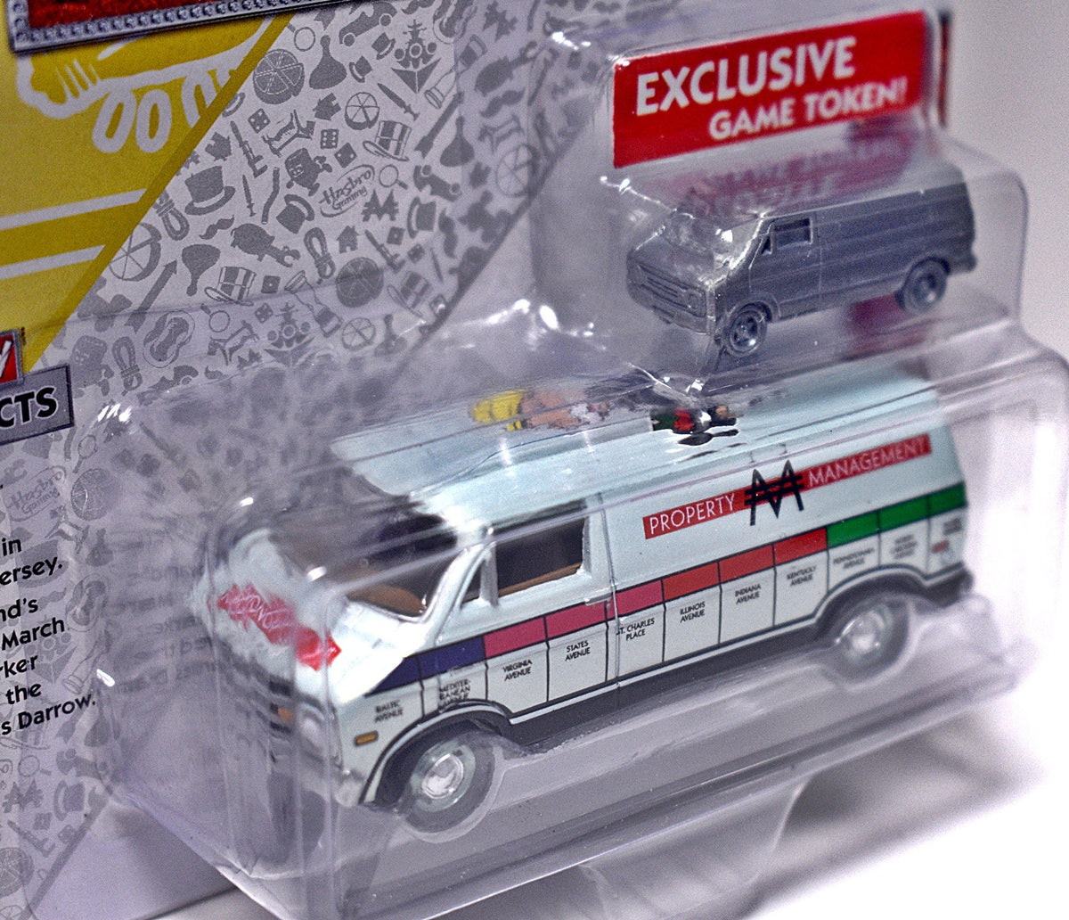 Johnny Lightning Monopoly 1977 Dodge Property Management Van with Dodge Game Token