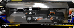 Maisto - Transport - Chevy Set - 1971 Chevy Camaro and 57 Chevy  Flatbed Tow Truck