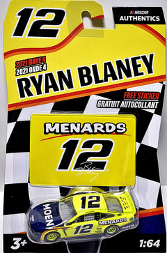 NASCAR Authentics - Ryan Blaney MOEN Menards Ford Mustang
