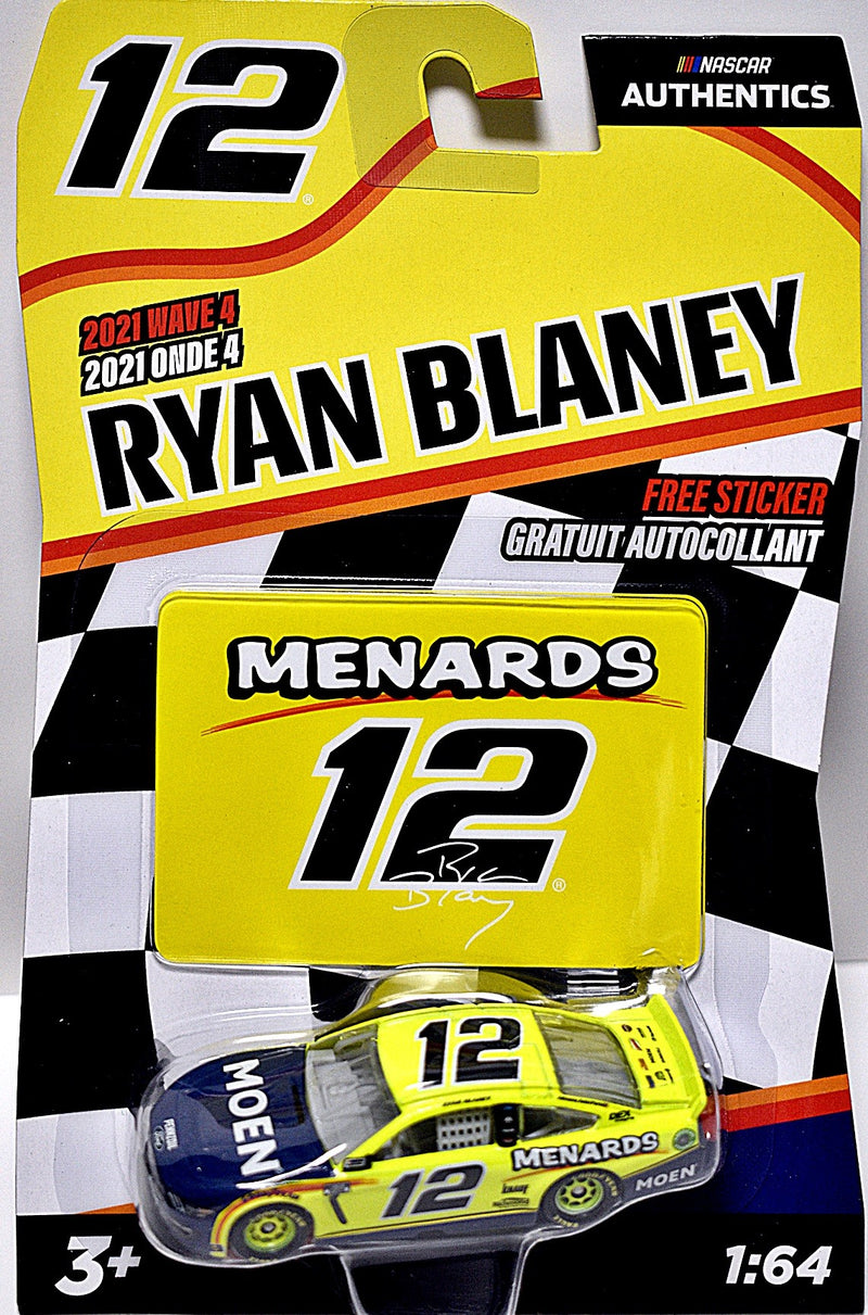 NASCAR Authentics - Ryan Blaney MOEN Menards Ford Mustang