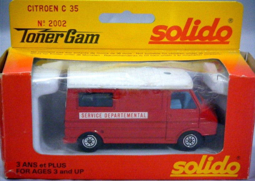 Solido Toner Gam (No. 2002) - Citroen C 35 Service Van