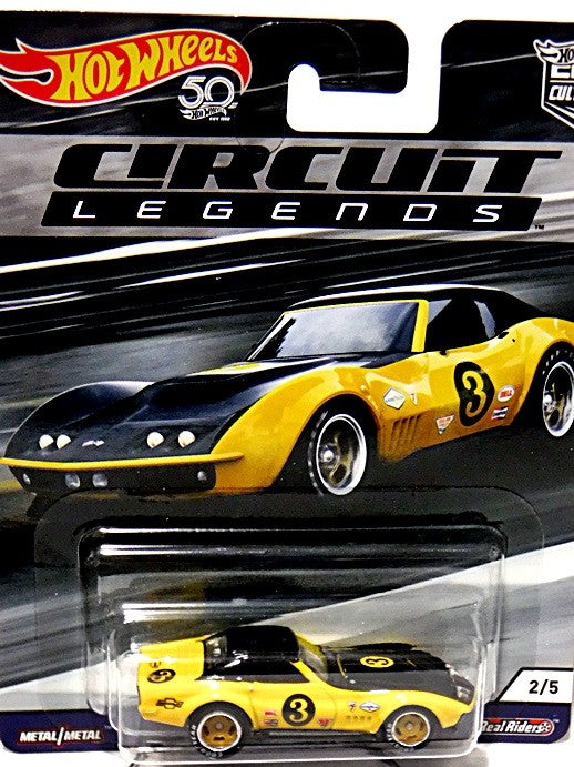 Hot Wheels Car Culture - Circuit Legends - 1969 Chevrolet COPO Corvette