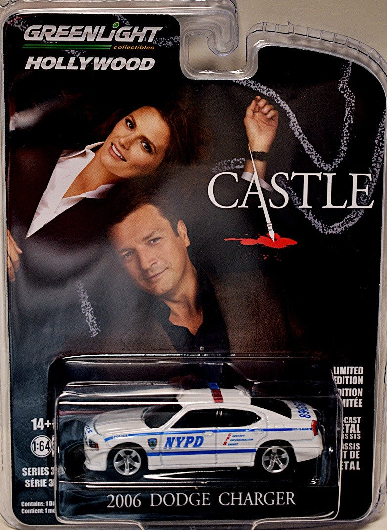 Greenlight Hollywood - Castle - Dodge Charger NYPD Patrol Car