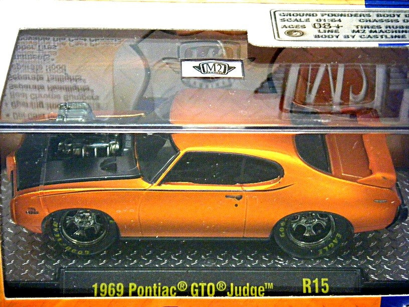 M2 Machines Ground Pounders - 1969 Pontiac GTO