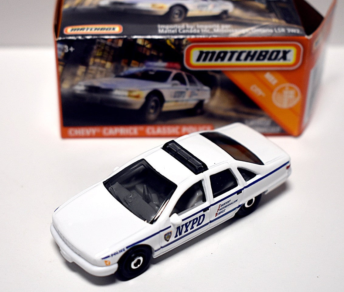 Matchbox Power Grabs - NYPD Police Chevrolet Caprice Patrol Car