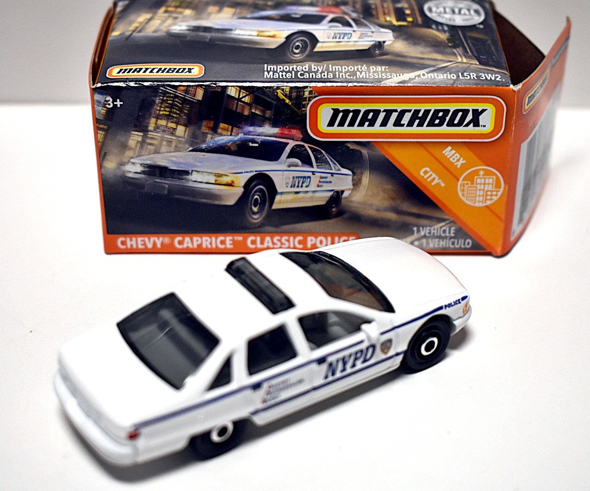 Matchbox Power Grabs - NYPD Police Chevrolet Caprice Patrol Car