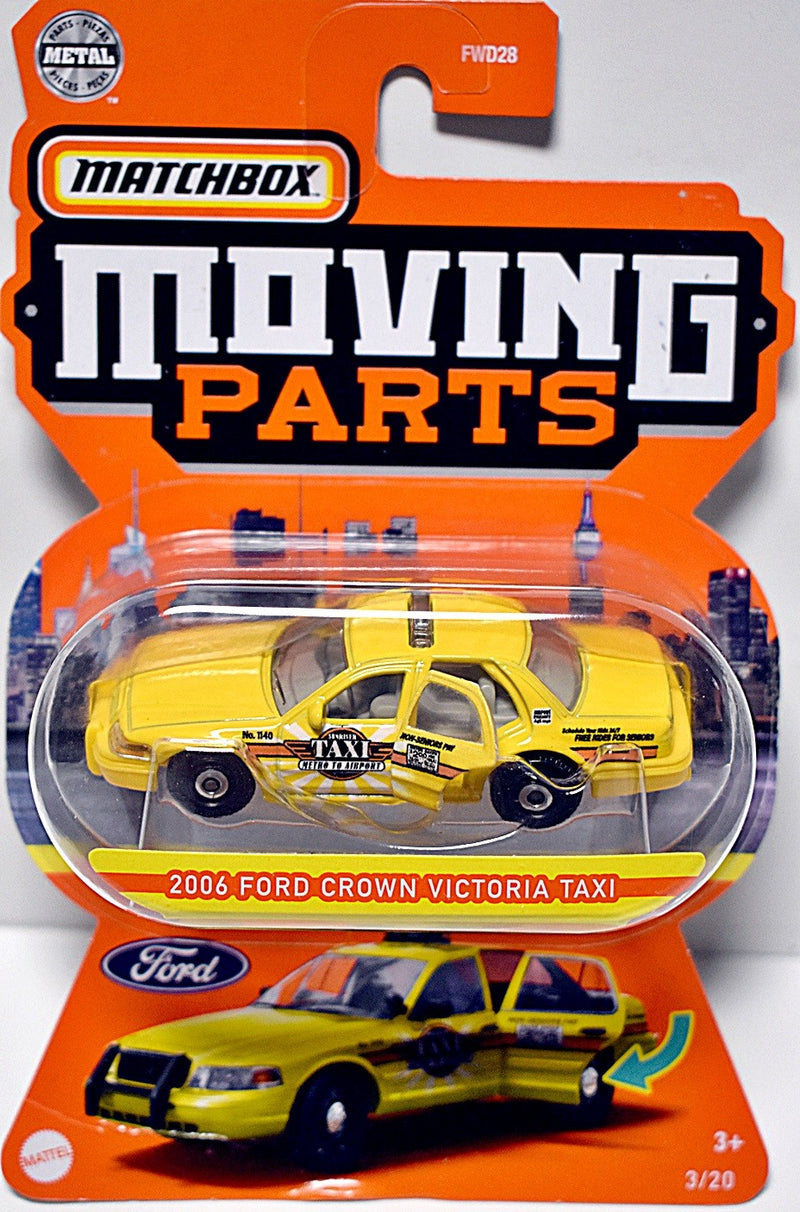 Matchbox - 2006 Ford Crown Victoria Taxi Cab