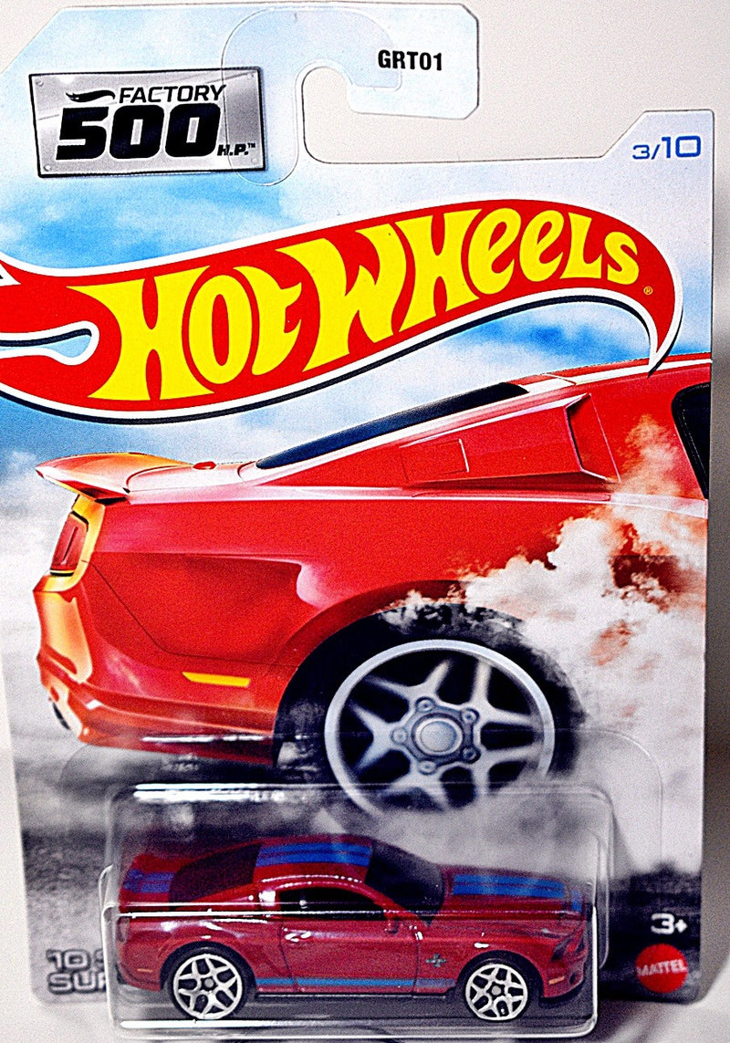Hot Wheels - Factory 500 HP - 2010 Ford Mustang Shelby GT500 Supersnake