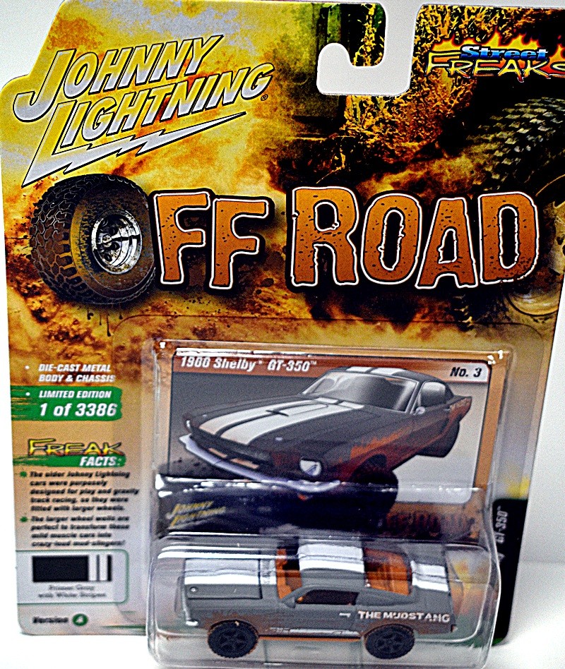 Johnny Lightning Street Freaks - Off Road - Redneck Muscle Car - 1966 Ford Mustang Shelby GT-350 "The Mustang"