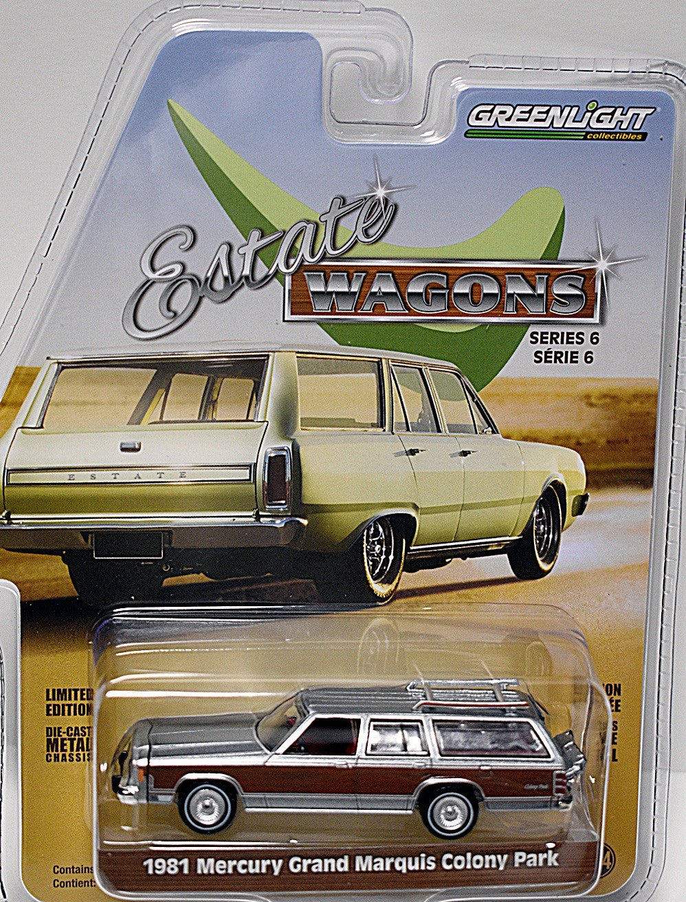 Greenlight - Estate Wagons - 1981 Mercury Grand Marquis Colony Park Station Wagon