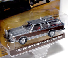 Greenlight - Estate Wagons - 1981 Mercury Grand Marquis Colony Park Station Wagon