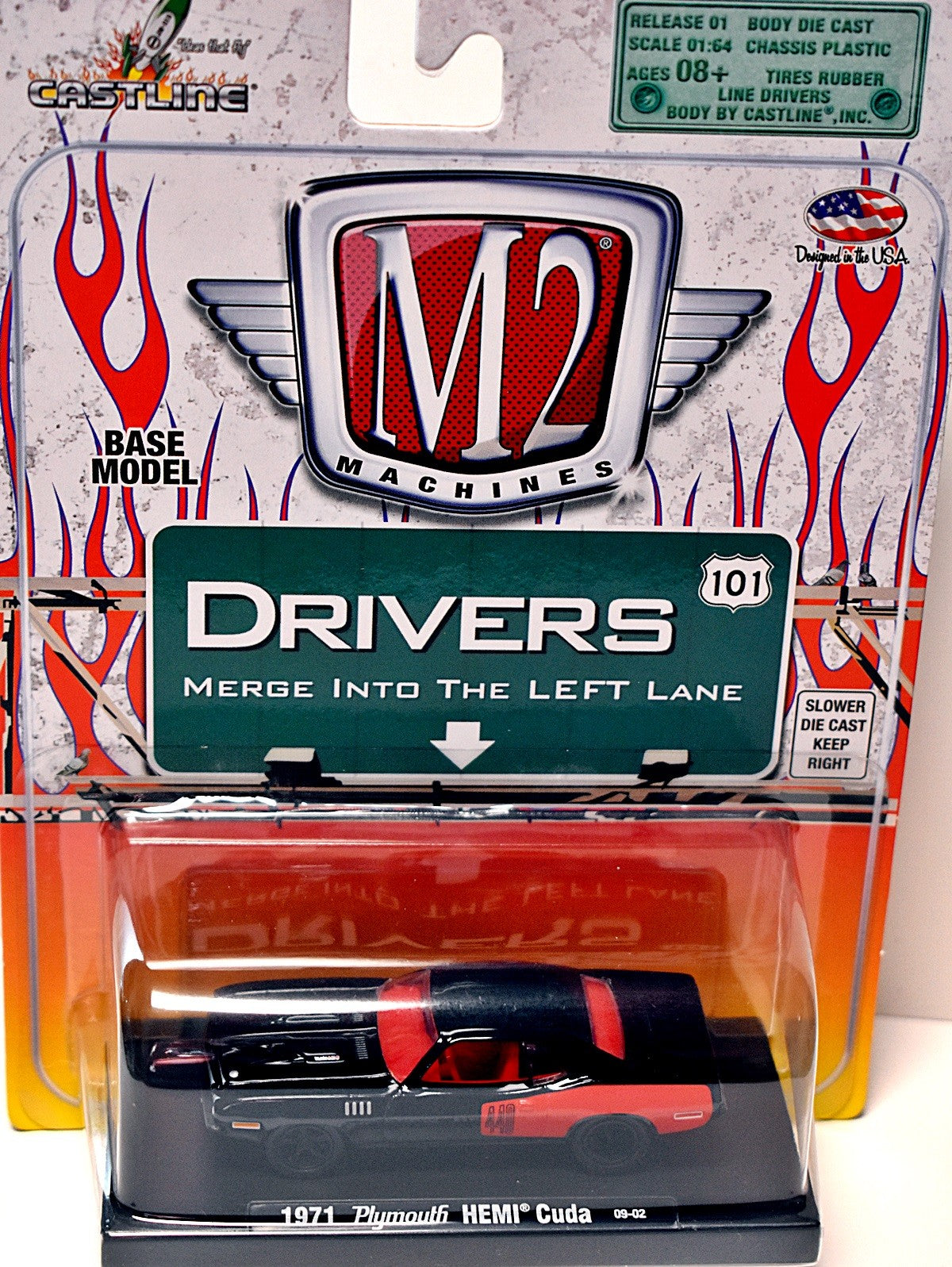 M2 Machines Drivers Series - 1971 Plymouth Hemi Cuda