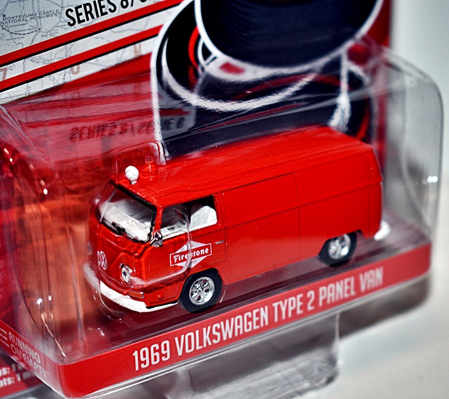 Greenlight - Running on Empty - 1969 Volkswagen Type 2 Firestone Track Panel Van