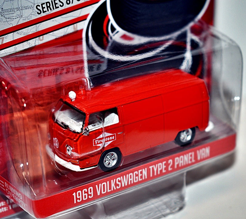 Greenlight - Running on Empty - 1969 Volkswagen Type 2 Firestone Track Panel Van