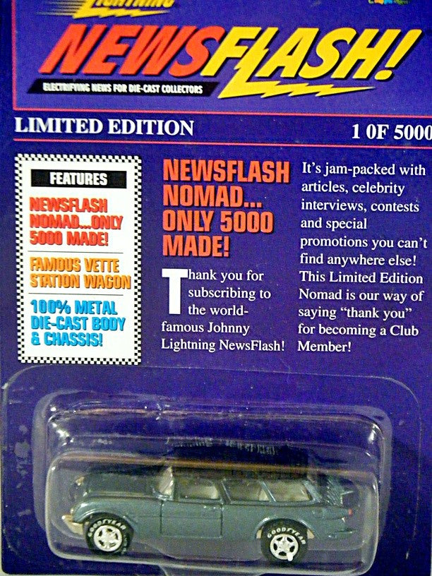 Johnny Lightning Limited Edition Promo Newsflash 1954 Chevrolet Corvette Nomad Station Wagon