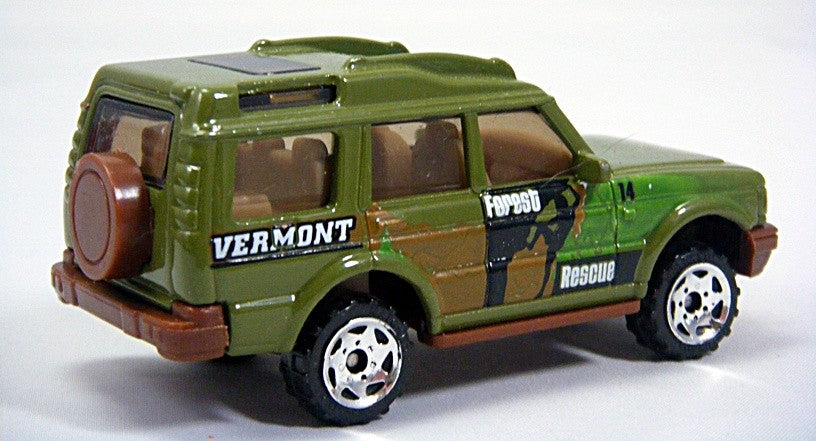 Matchbox Across America - Land Rover Discovery - Vermont Forest Rescue Truck