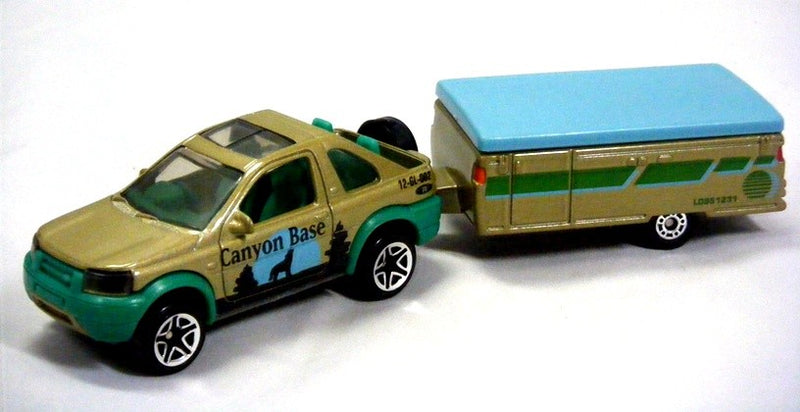 Matchbox - Land Rover Freelander Canyon Base with Pop-Up Trailer