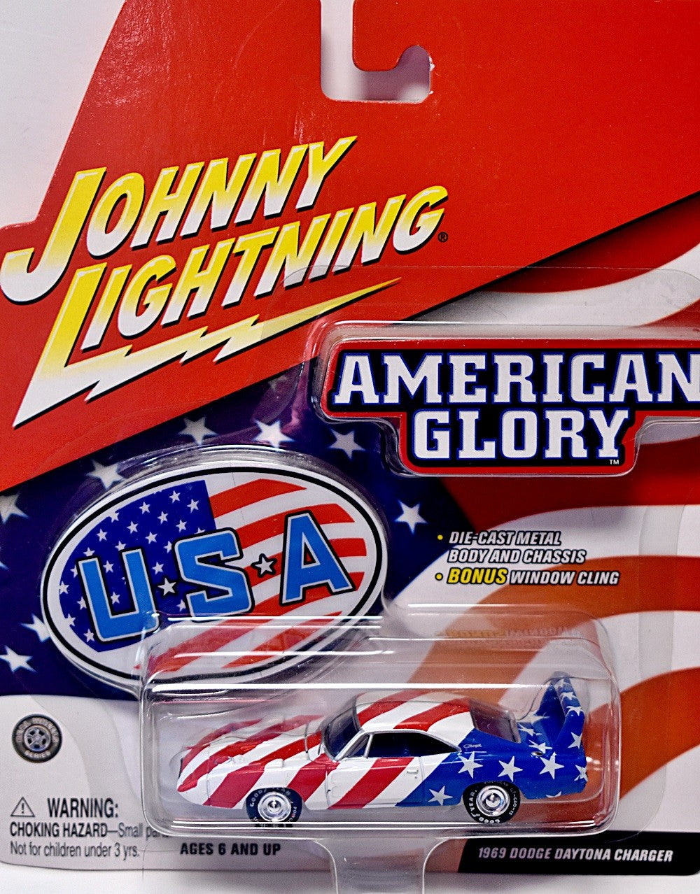 Johnny Lightning - American Glory - 1969 Dodge Charger Daytona