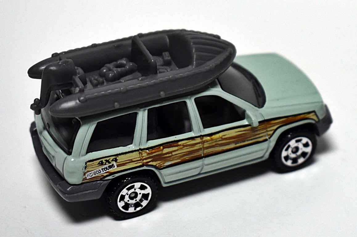Matchbox Jeep Grand Cherokee with Raft
