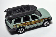 Matchbox Jeep Grand Cherokee with Raft