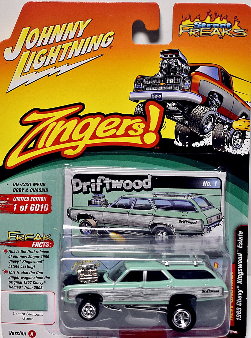 Johnny Lightning Street Freaks  Zingers - 1969 Chevrolet Kingswood Estate Station Wagon