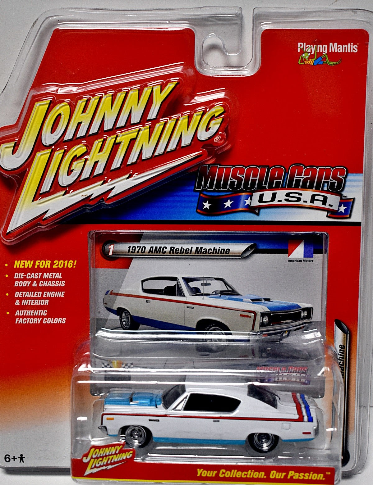 Johnny Lightning Muscle Cars USA - 1970 AMC Rebel Machine