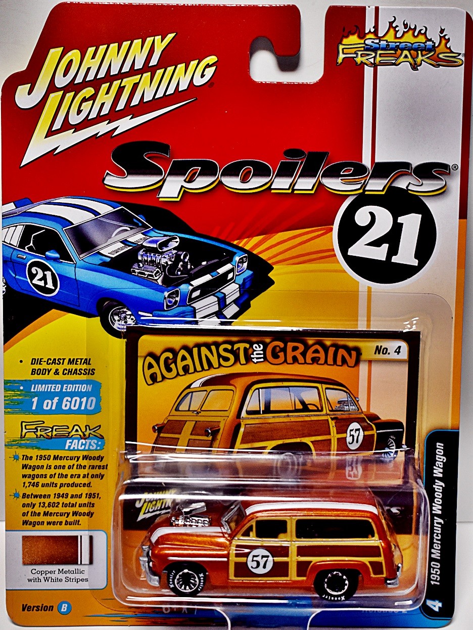 Johnny Lightning Street Freaks Spoilers - 1950 Mercury Woody Wagon