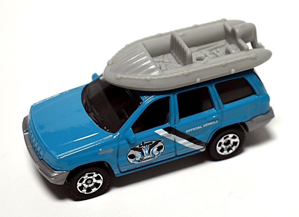 Matchbox Jeep Grand Cherokee with Raft