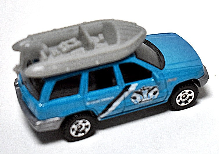 Matchbox Jeep Grand Cherokee with Raft