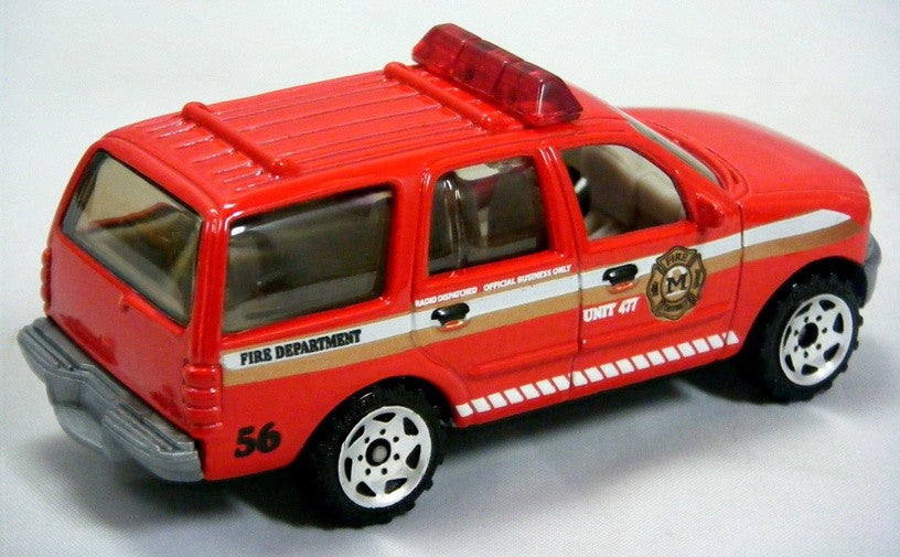 Matchbox - Ford Expedition Fire Department Truck