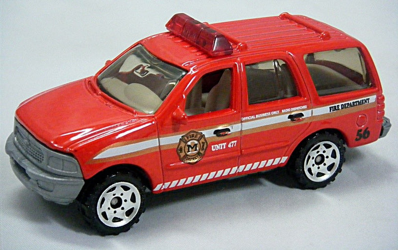 Matchbox - Ford Expedition Fire Department Truck