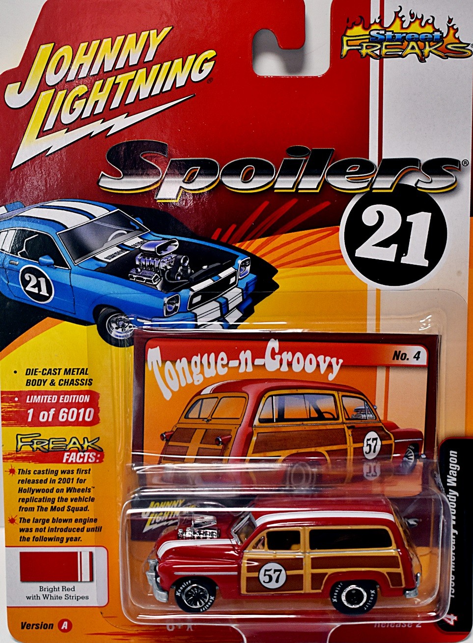 Johnny Lightning Street Freaks Spoilers - 1950 Mercury Woody Wagon