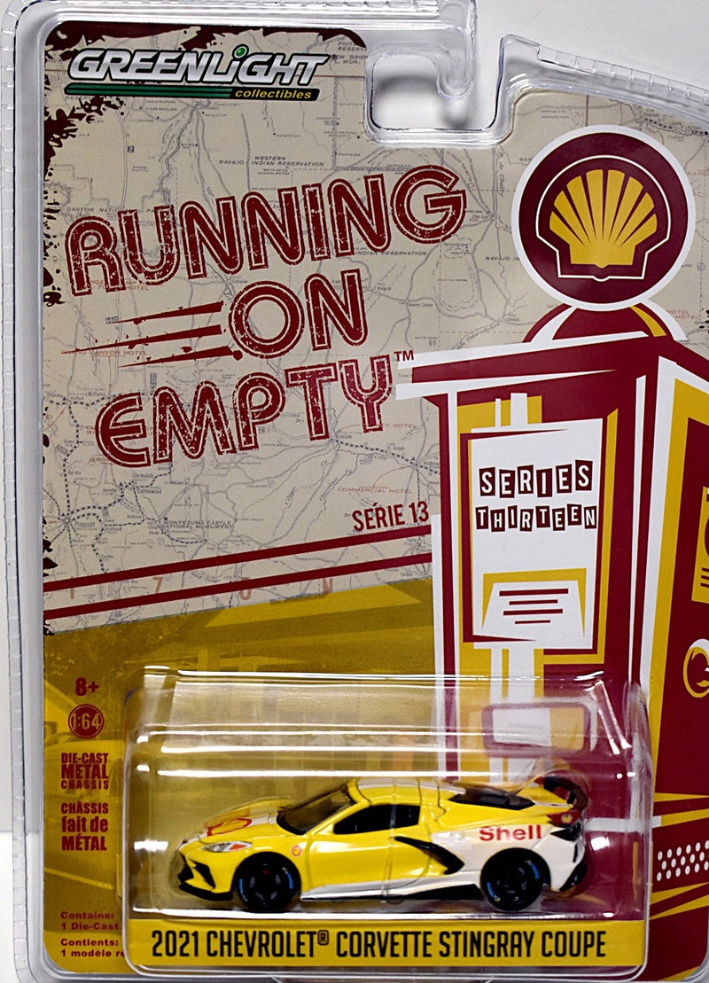 Greenlight - Running on Empty -  Shell Racing - 2021 Chevrolet C8 Corvette Coupe