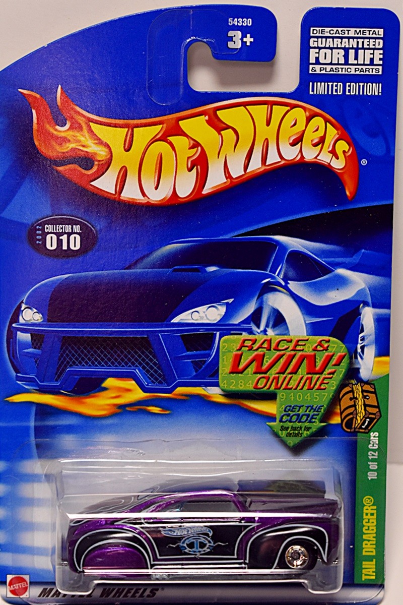 Hot Wheels Treasure Hunt Series -  Tail Dragger - 1941 Ford Coupe Custom