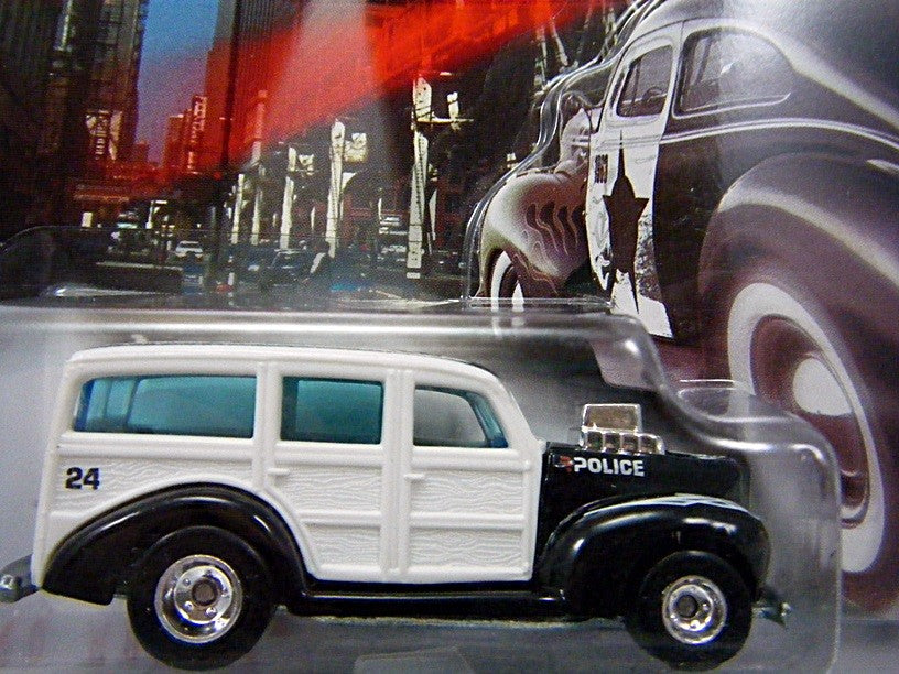 Hot Wheels Cop Rods El Segundo CA Police 1940s Ford Woody Station Wagon