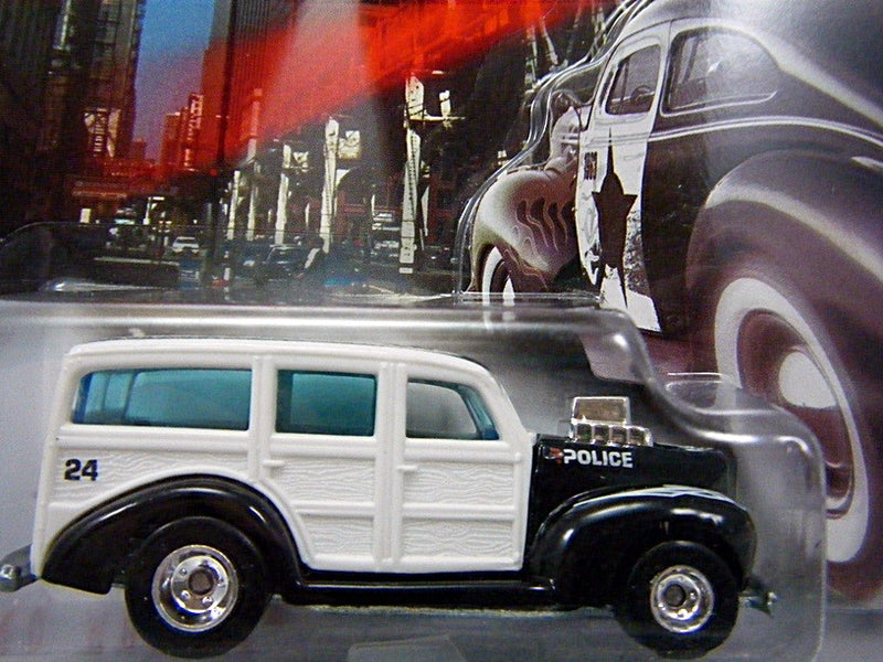 Hot Wheels Cop Rods El Segundo CA Police 1940s Ford Woody Station Wagon
