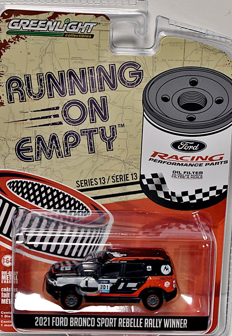 Greenlight - Running on Empty - Ford Racing 2021 Bronco Sport Rebelle Rally Winner