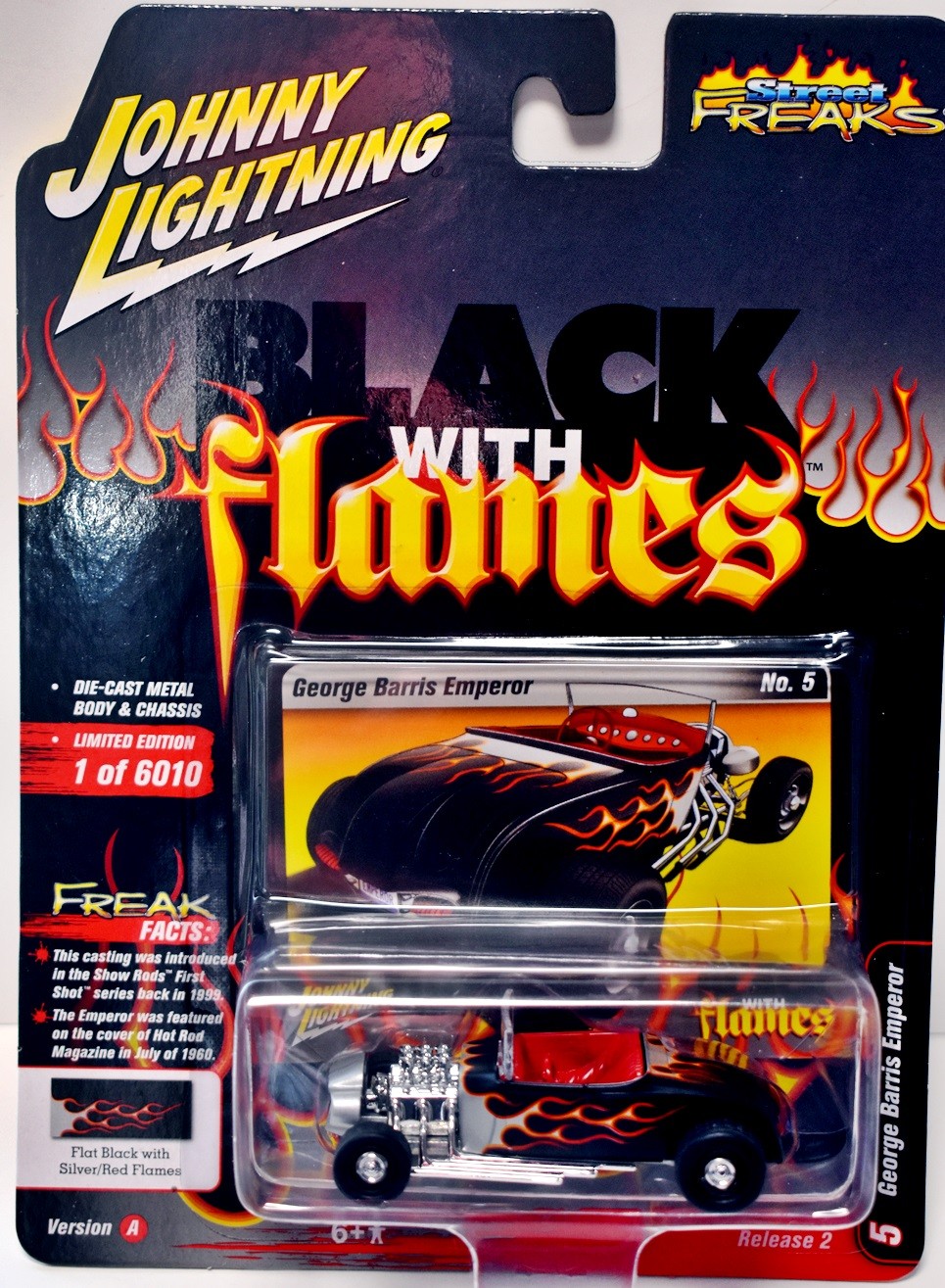 Johnny Lighnting Black with Flames - George Barris Emperor Ford Hot Rod