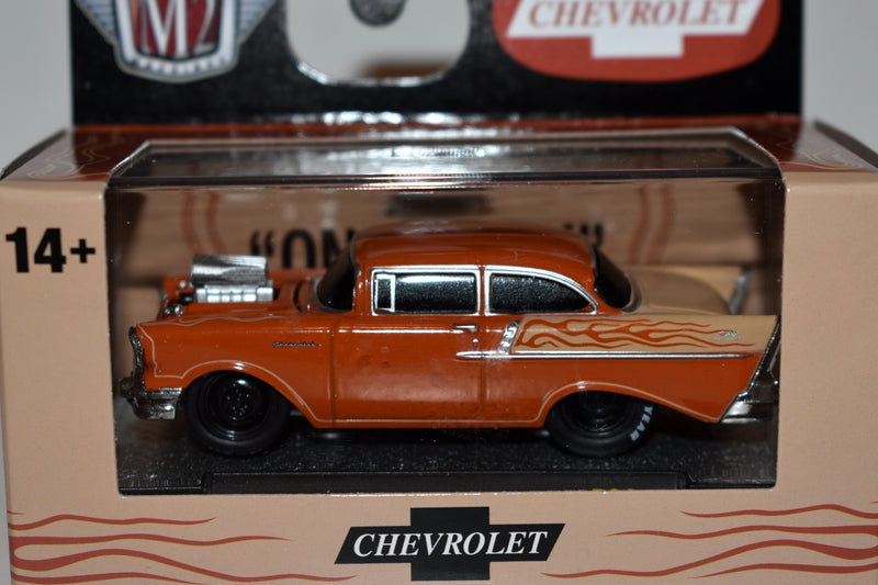 M2 Machines Ground Pounders - 1957 Chevrolet 150 2 Door Post-1