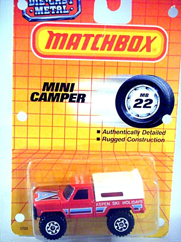 Matchbox Ford Aspen Ski Holidays Pickup Truck