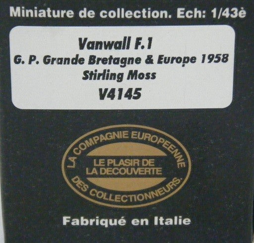 Brumm (V4515) - Stirling Moss 1958 Vanwall F1 Race Car