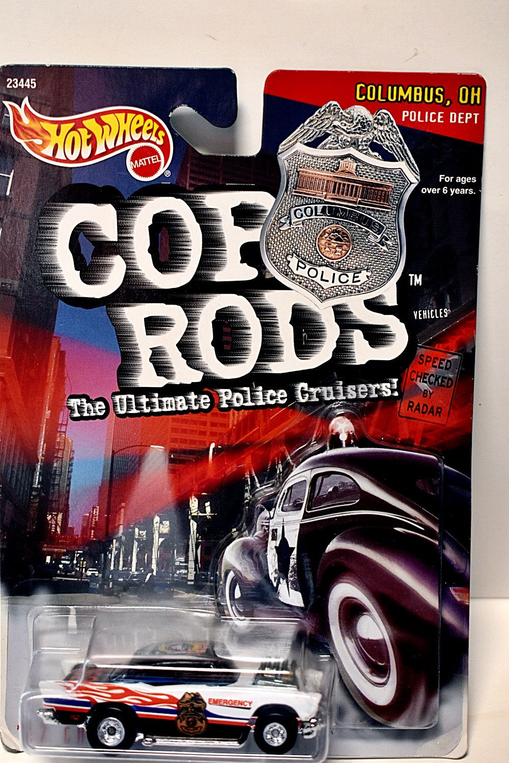 Hot Wheels Cop Rods - Columbus, OH Police - 1957 Chevrolet Bel Air